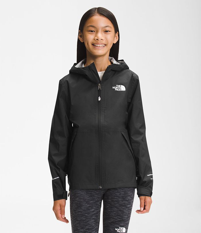 Casaca The North Face Niña Alta Vista Rain Negras - Peru 85047HULP